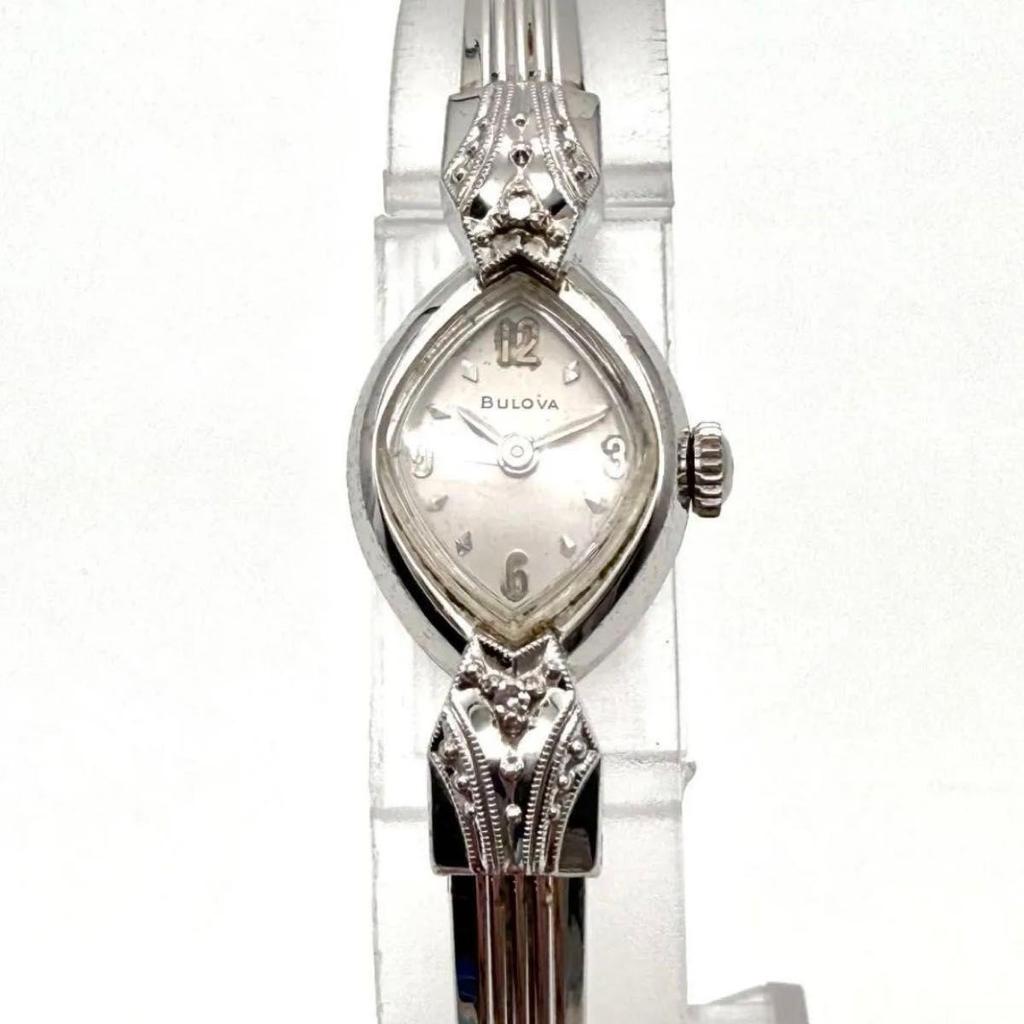 Used A012 BULOVA Antique Bangle Type Ladies Watch