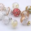 16pcs Waterproof Christmas Spheres Pendant Plastic Xmas Tree Hanging Ornament  Wedding