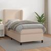 3137684 vidaXL Divan Bed with Mattress White 200x200cm Faux Leather