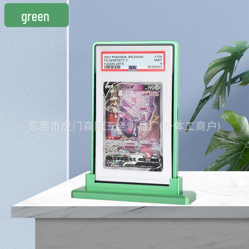 Aluminum Alloy Base for PSA/BGS Graded Card Sleeves - Compatible with CCIC Game, Star, and Pokémon Cards