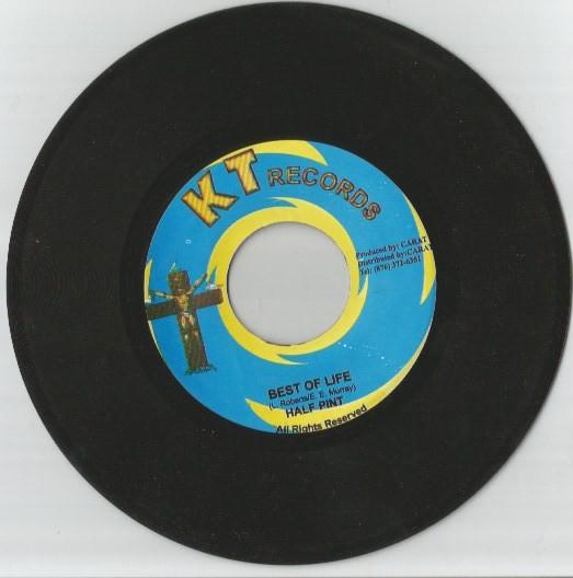 

7inch Record HALF PINT, ANDREW COOMBS - Best of life / Keep Your Vibes NONE KT Records 2005 Jamaica Reggae, Ska & Dub Used