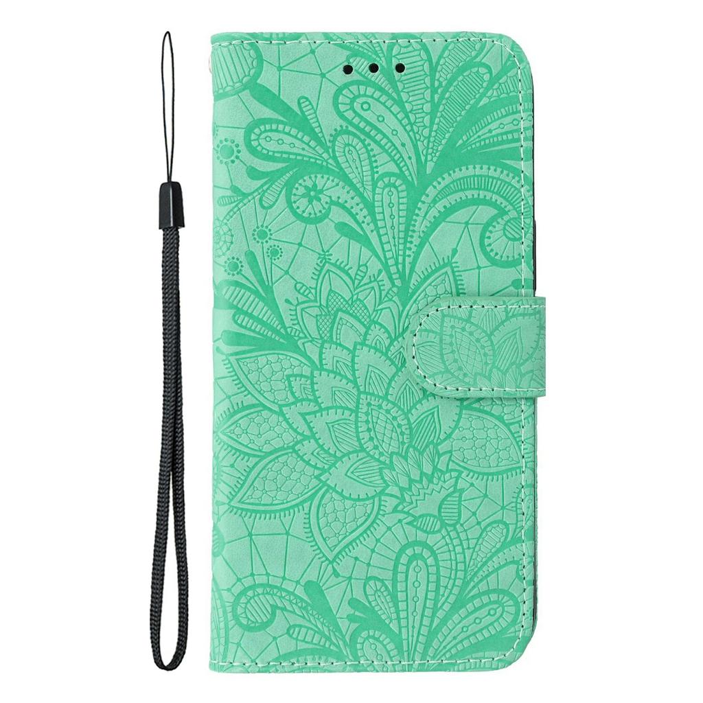 For Oppo Reno14 Pro 5G (Global) Case Lace Flowers PU Leather Flip Wallet Phone Cover