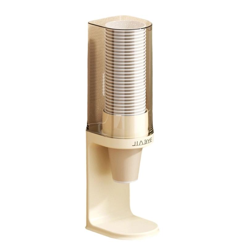 Space Saving Sturdy Paper Cup Organizers Wall Mount Rack With Secure Storage For Multiple Cup Sizes