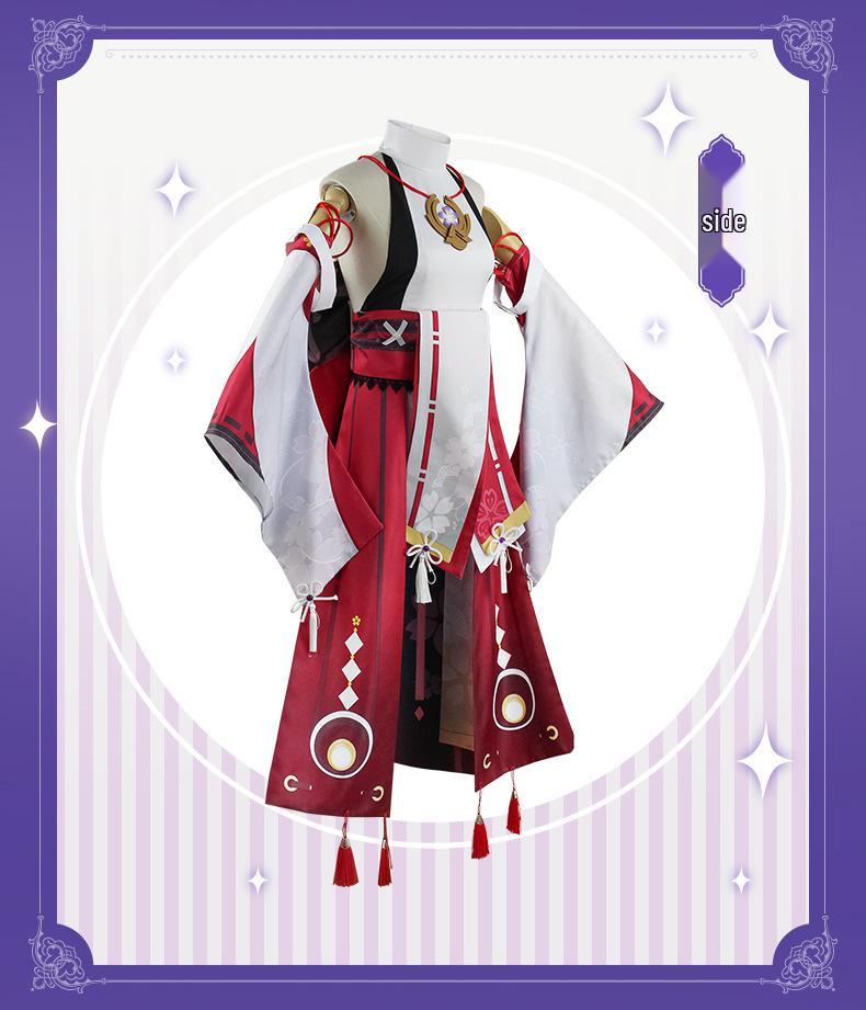 ManYiDuo Yae Miko Cosplay Costume - Genshin Impact Inazuma Style