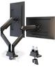 ACCURTEK High Load Capacity Dual Monitor Inch 16kg Load Capacity Per Gas Spring VESA Black Arm, 17-35 Compatible, Monitor, Type, Multi-angle