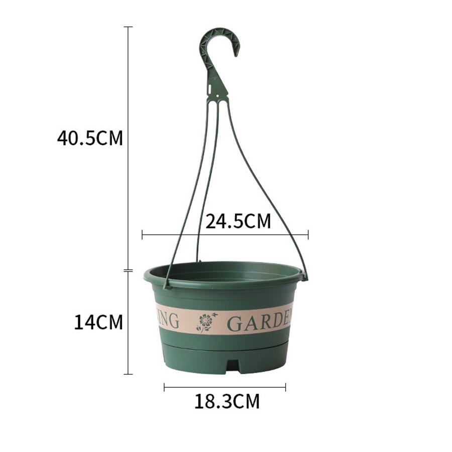 

Flowerpot Garden Accessories Hanging Plant Pot Large Planters Plants Bonsai Planter Home Decoration Plastic Decorative Pots Wall 2pcs