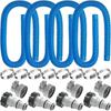Swimming Pool Pool Filter Hose Diameter 1.5 Inch Flexible Length 59 Inch Pool Hose With Clips For Above Ground