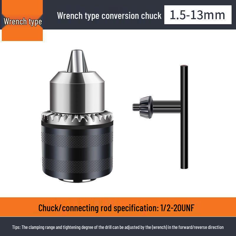 10/13mm Self-Locking Ratchet Drill Chuck Adapter for Electric Hammer Wrench