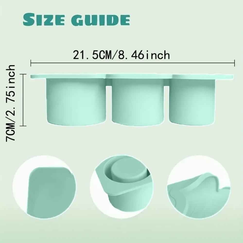 Silicone Ice Cube Tray Core Content Mold with Lid for Ice - Making Cups Easy Demoulding Ideal for Making Ice Cubes Convenient