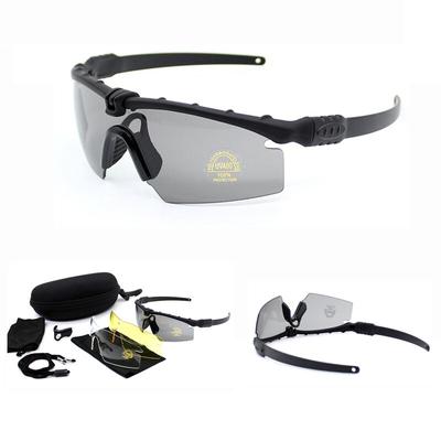Gogle Strzeleckie Wojskowe Myśliwskie Kempingowe Okulary Ochronne Wędrówki Wędkarstwo Okulary Przeciwsłoneczne Airsoft