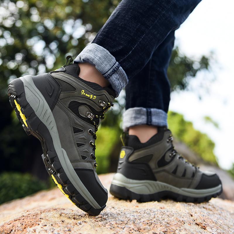 Man Woman Boots Men Hiking Boots Woman Outdoor Work Shoes Military Combat Sneakers