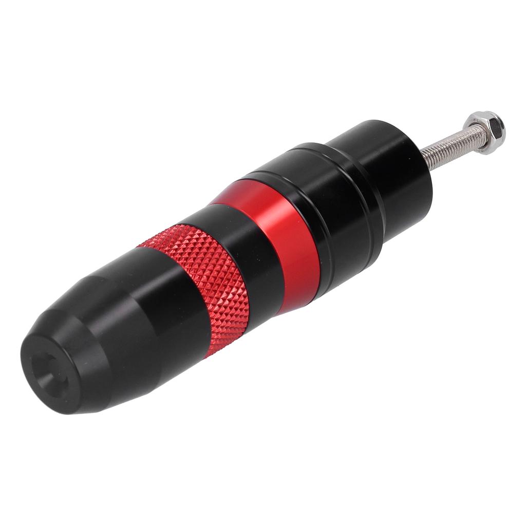 Motorcycle Exhaust Pipe Slider Aluminum Alloy Anti Falling Guard Protector (Black )