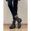 Retro Thick-soled Heightening Lace-up Martin Boots Women's 2025 Autumn New Casual Sports Style Casual Versatile Short Boots