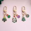 WTEMPO Christmas Series Pattern Design Keychain Sets Cute Christmas Tree Bags Keychain Pendants Holiday Small Gifts DIY Home Festive Decor Ornaments