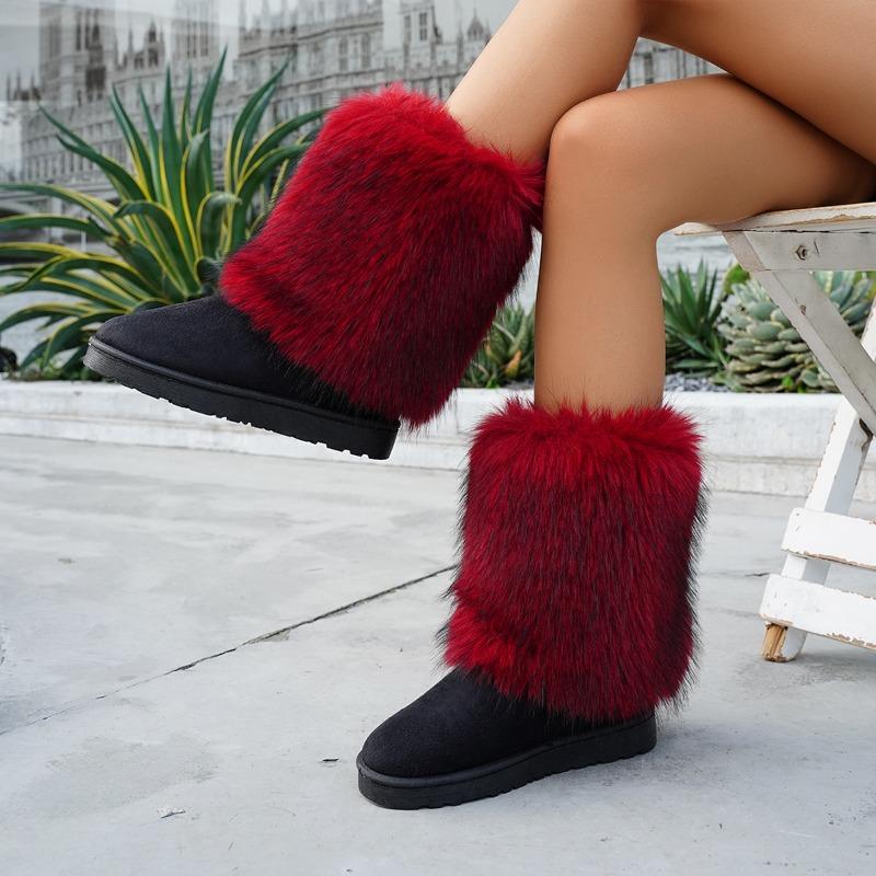 Fashion 2025 New Snow Boots Women's Warm Cotton Shoes Low Top Non-Slip Short Fashion