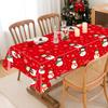 Christmas Plastic Tablecloth Merry Christmas Decorations For Home Table 2026 Navidad Noel  Xmas Decor Happy New Year Gift 2026