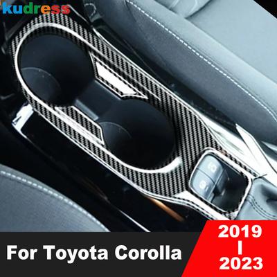 Pro Toyota Corolla -   Hatchback Černý Rám Krytu Držáku Nápojů Středové Konzoly Auta Lišta Interiérové Doplňky