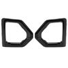 HECASA Pair Fog Light Bezel Cover For GMC Sierra 1500 Denali -#84176752