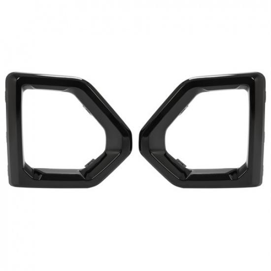 HECASA Pair Fog Light Bezel Cover For GMC Sierra 1500 Denali -#84176752