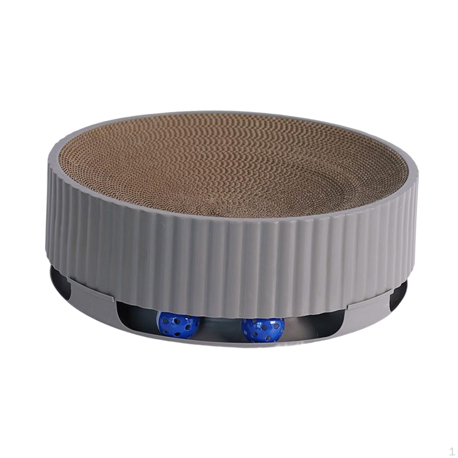 Cat Scratcher Pad Bed Scratching Board Corrugated Cardboard Interactive Play Toy for Indoor Cats серый