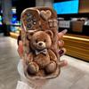 Cartoon Brown Bear Full Coverage Design Phone Case For Samsung Galaxy S26 S25 S24 Ultra S23 S22 S21 Plus A16 A56 A55 A54 Cover