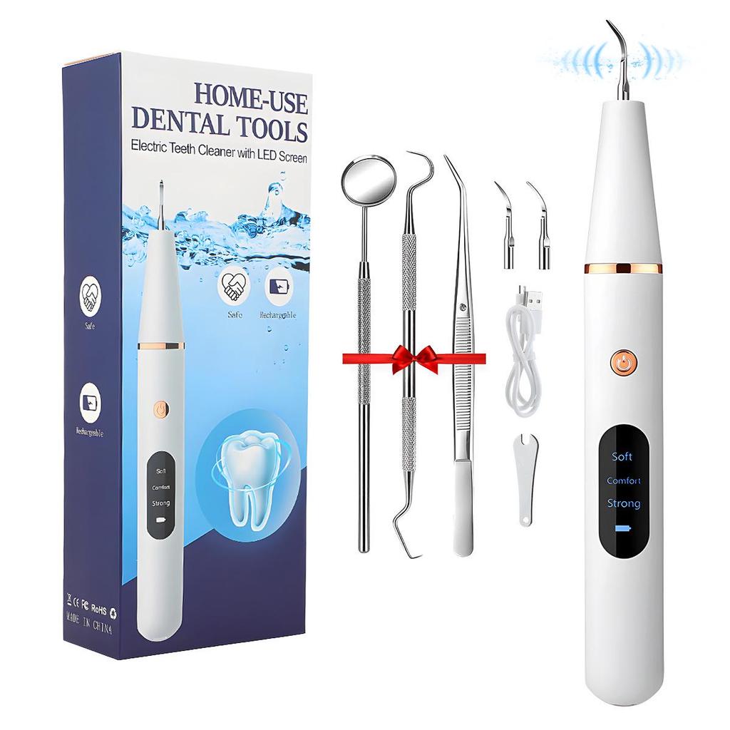 Portable Ultrasonic Water Flosser: Electric Teeth Cleaner & Oral Descaling Device