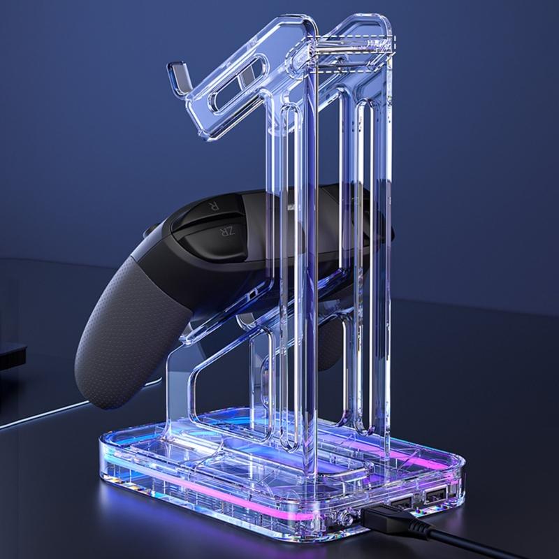 Universal Gamepad Controller Bracket Headphone Stand Hanger Storage Rack Compatible for Game Handle Base Support Holder
