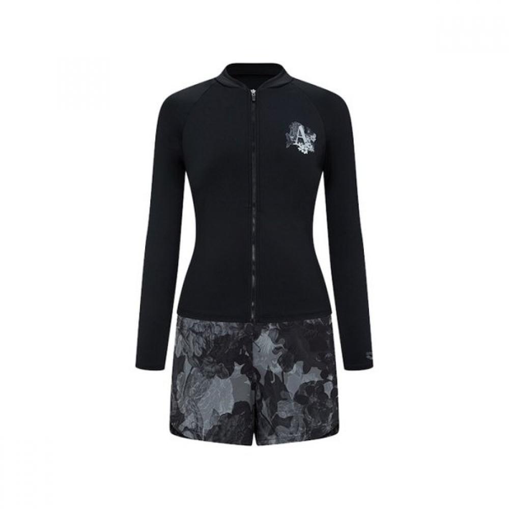 

Arena Women Zip Rash Guard Set Regular Fit A5bl1ps10 Blk blacks/95
