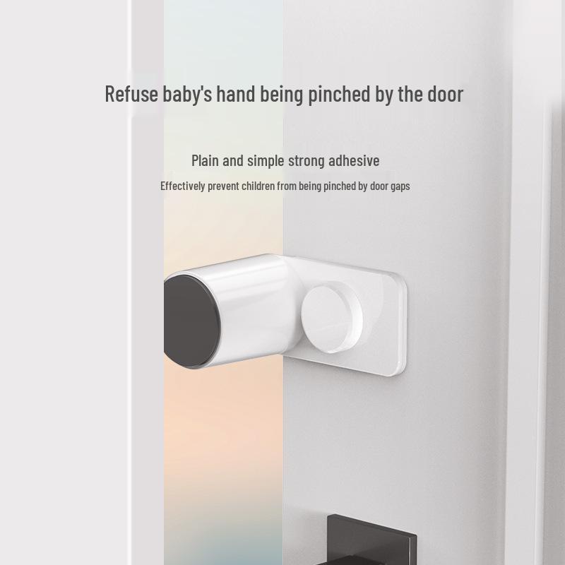 Child Safety Door Handle Lock: Anti-Opening Hand Pinch Protector