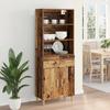 Highboard Reclaimed Wood 69.5 x 32.5 x 180 cm Particleboard