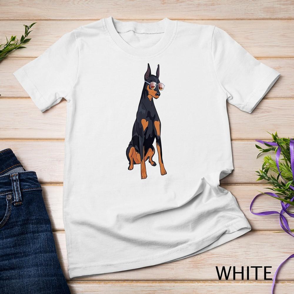 Doberman Pinscher Shirt, Funny Gift for Cute Dog Lovers Unisex T-shirt