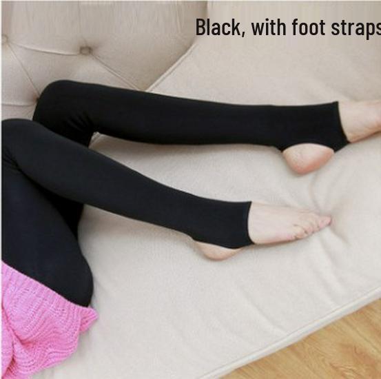 

Европейские и американские колготки с утолщенным плюшем - Прозрачные, телесные леггинсы с носком для женщин 85g [Thin] 80-150 jin