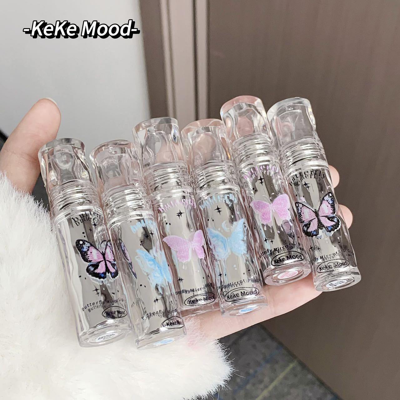 

Kekemood Butterfly Mirror Moisturizing Lip Glaze and Gloss Lipstick