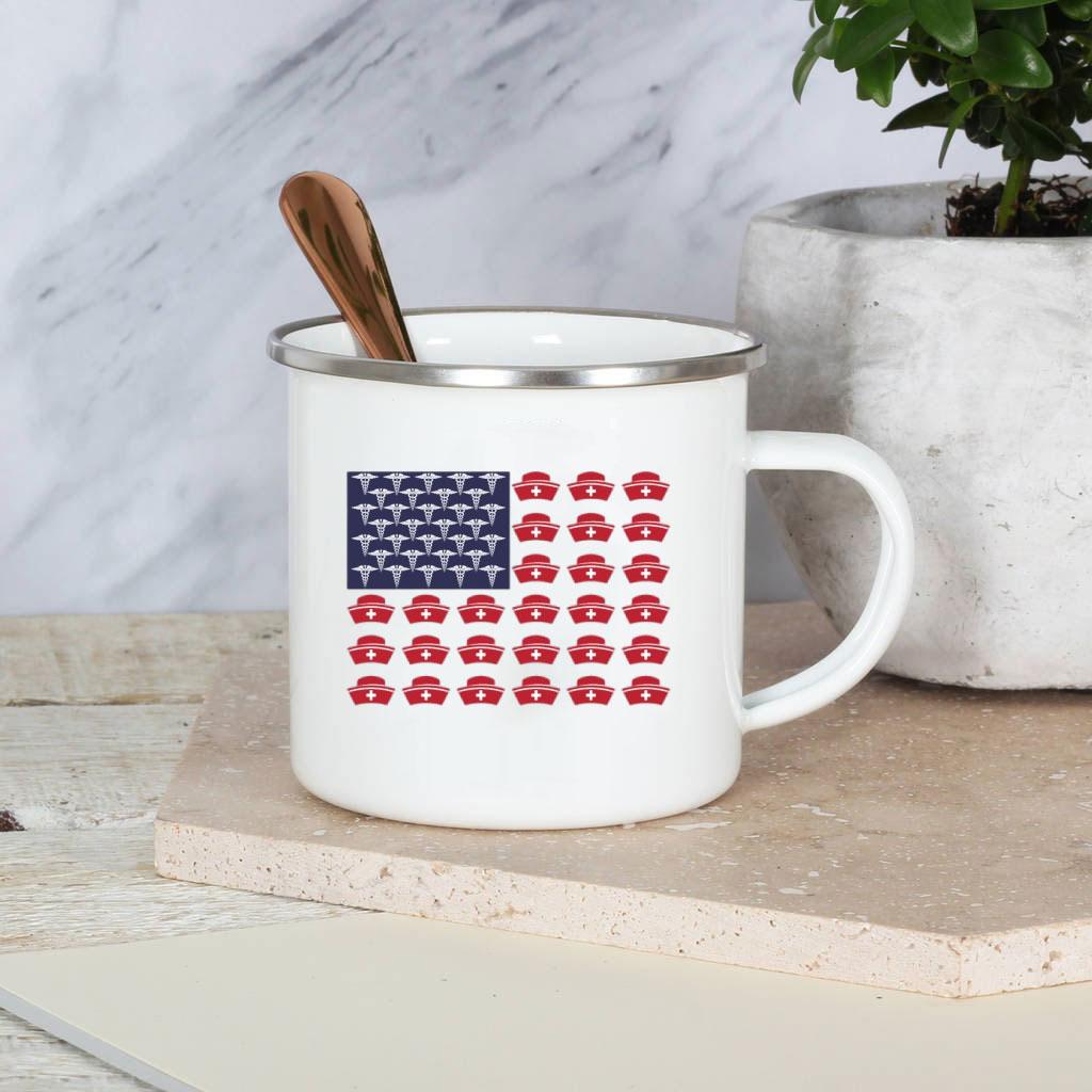 Best Nurse Ever Enamel Mug Cups With Handle It A Beautiful Day To Save Lives Nurse Aunt Birthday Perfect Gifts for Nurses Day