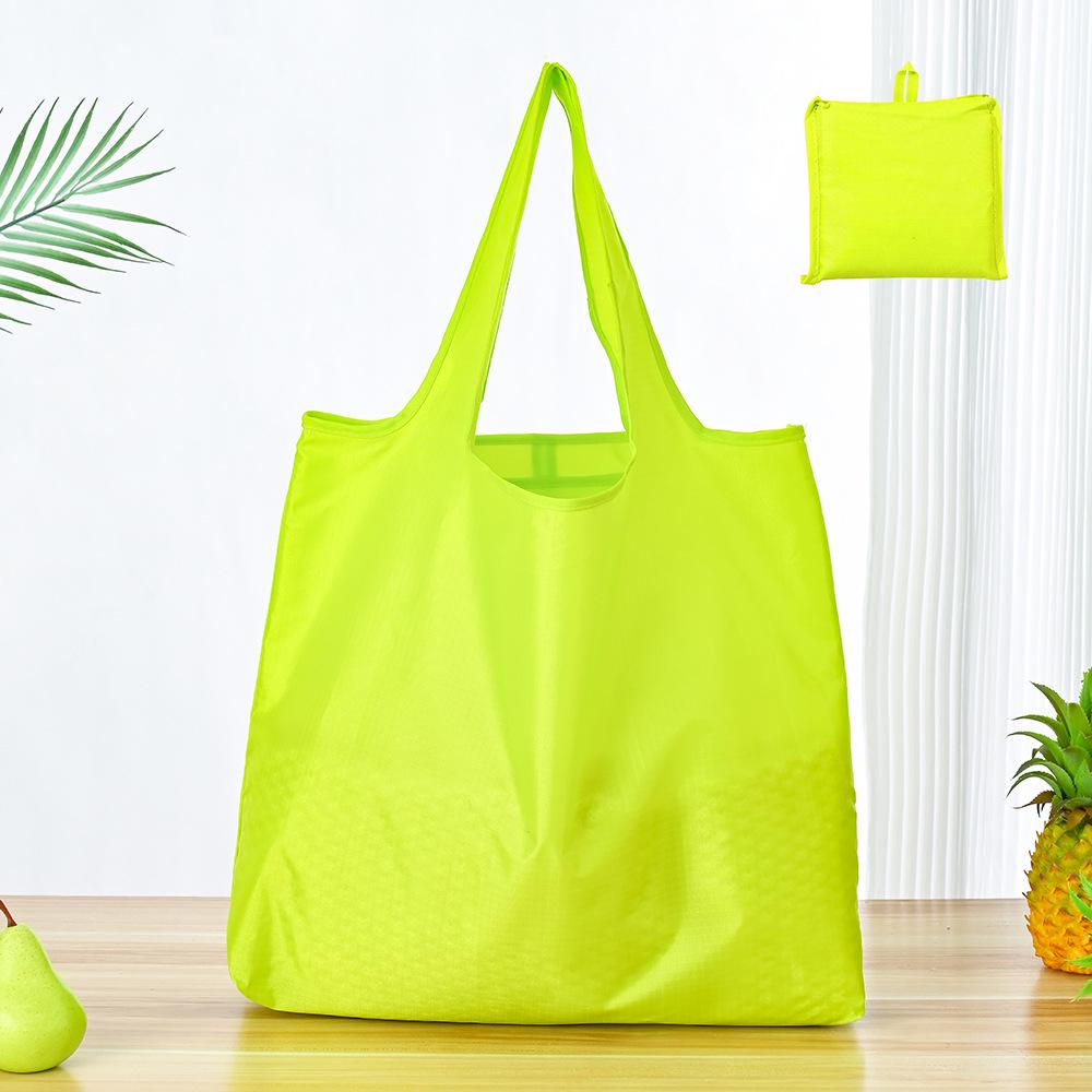 

Waterproof Oxford Cloth Large Capacity Crossbody Tote - Foldable, Eco-Friendly, Solid Color Shopping Bag