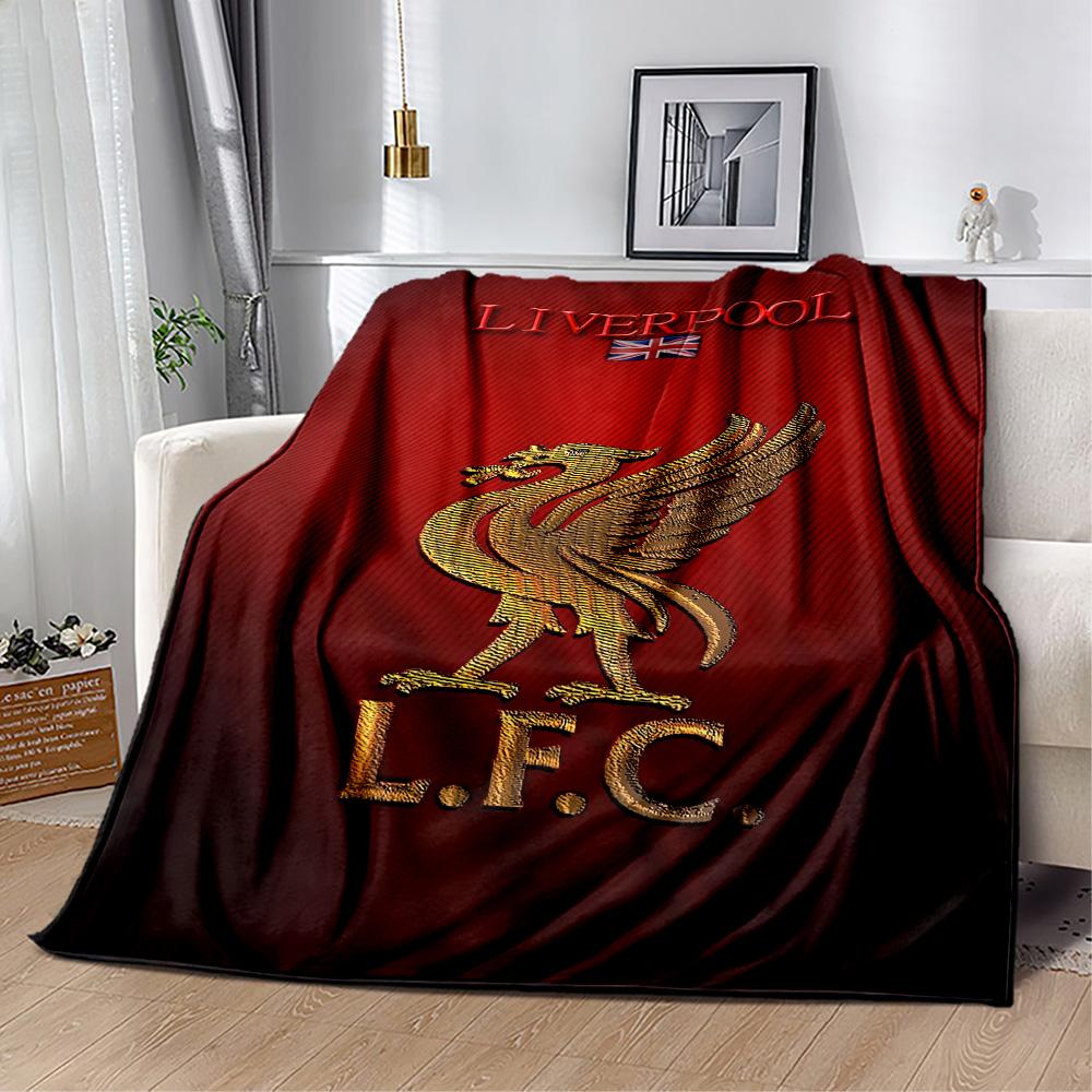 Liverpool Football Club Blanket Durable Comfort Perfect For Seaside Chair Couch Four Seasons Universal Playful Design