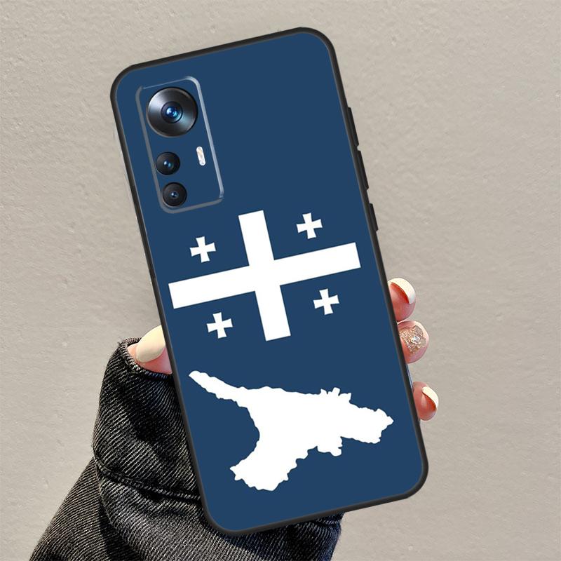 Georgia Flag Case For Xiaomi 13 Ultra 11T 12T Pro 12 Lite 12X POCO X3 X5 F5 Pro M6 M5 F4 X4 GT F3 Coque