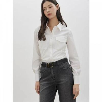 Cc Collect Pocket Slim Shirt Blouse C261msc005