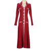 French S Autumn/Winter Polo Lapel Knitted A-Line Dress