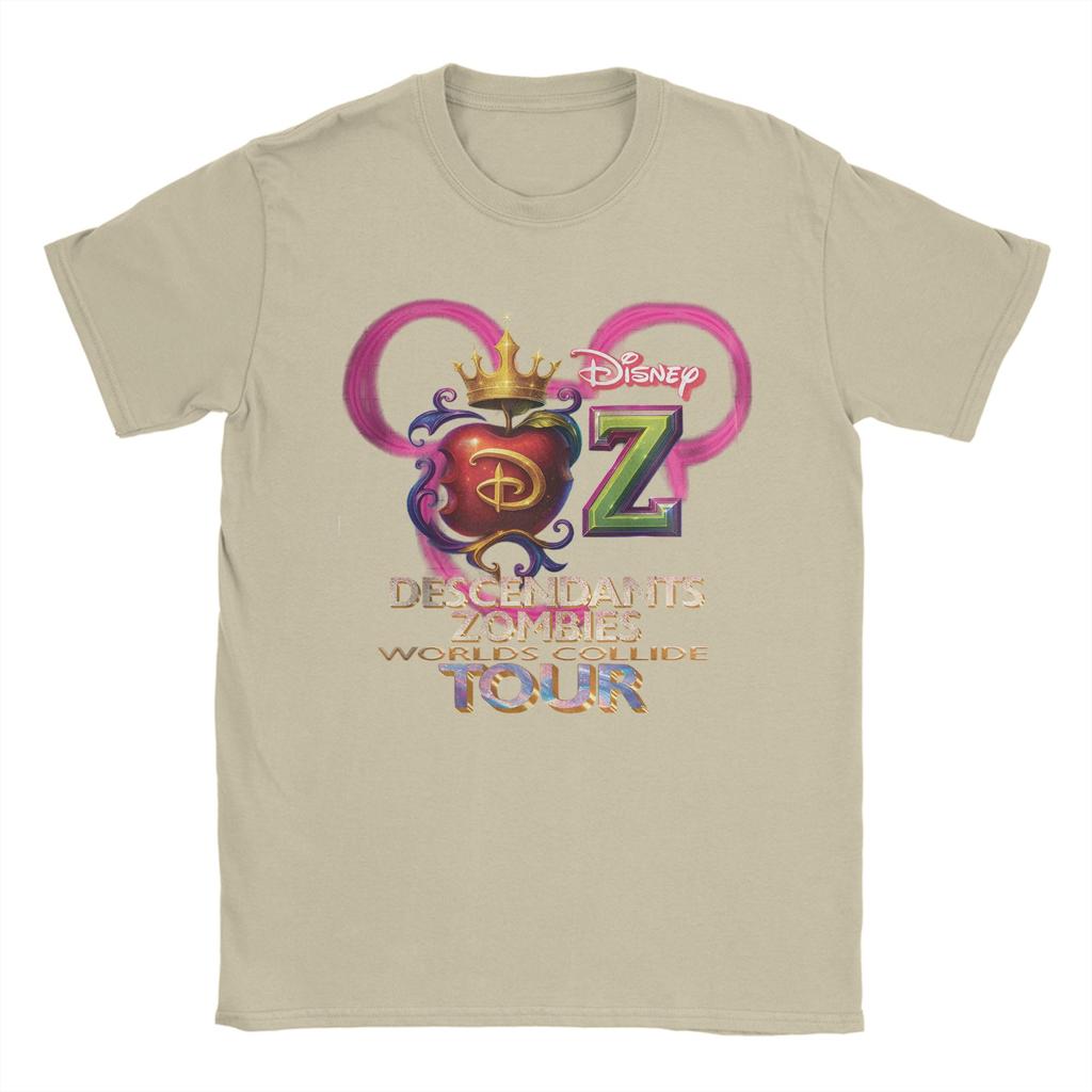 The Rise of Red Descendants Zombies Musikfestival Welttournee T-Shirt 100% Baumwoll-T-Shirts Rundhals T-Shirt Kleidung Geschenkidee