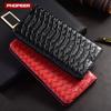 Luxe Echte Lederen Hoesje Voor Samsung Galaxy S26 S25 S24 S23 S22 S21 S20 Ultra FE Edge Plus Flip slot Portemonnee Telefoonhoes.