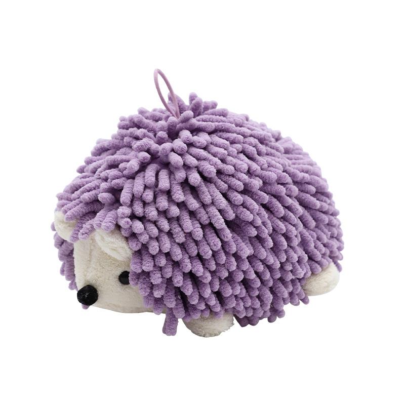 Новое Мягкое Ежик Велюровое Полотенце для Рук Подвесное Пушистое Велюровое Полотенце Супер Впитывающее Быстросохнущее Забавное Полотенце для Рук