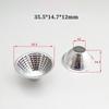 1 Piece 20-126Mm 15-120 Degree Lampshade Reflective Bowl For Diy Light Optical Led Aluminium Reflector Cup For Cob Lamp Bead