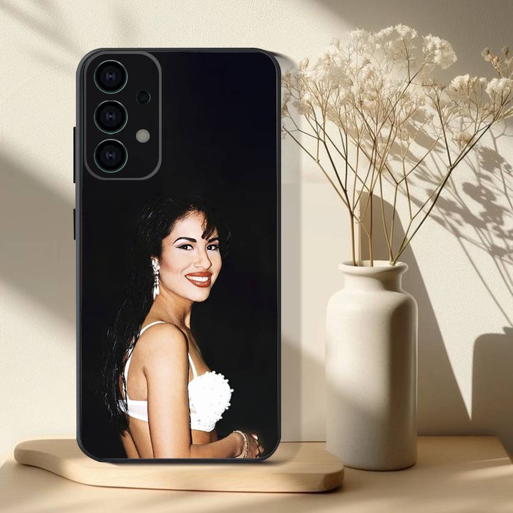 S-Selena Quintanilla Phone Case For Samsung S25,S24,S21,S22,S23,S30,Ultra,S20,Plus,Fe,Lite,Note,10,9,5G Black Cover