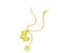 Nickel Silver Plated Crushed Ice Golden Horse Tassel Necklace: Zodiac Year of the Horse, High-End Feel.