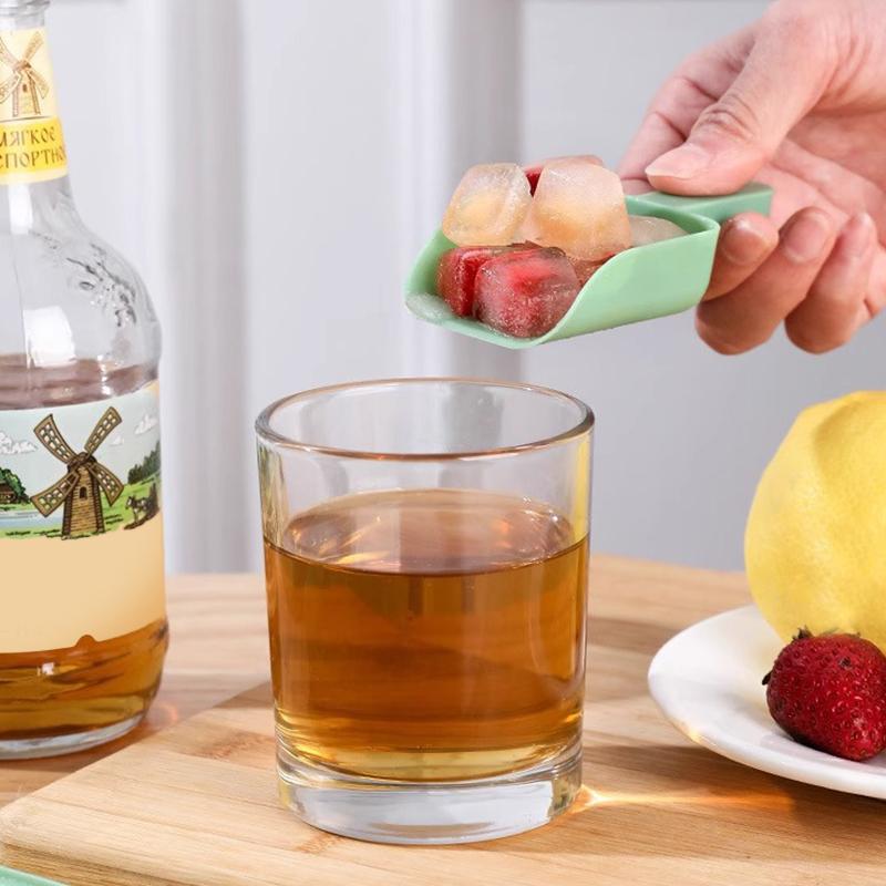 34/68 Compartments Ice Cube Mould Press Type With Lid Home Ice Box Ice Tool Freezer Ice Cube Maker Gifts