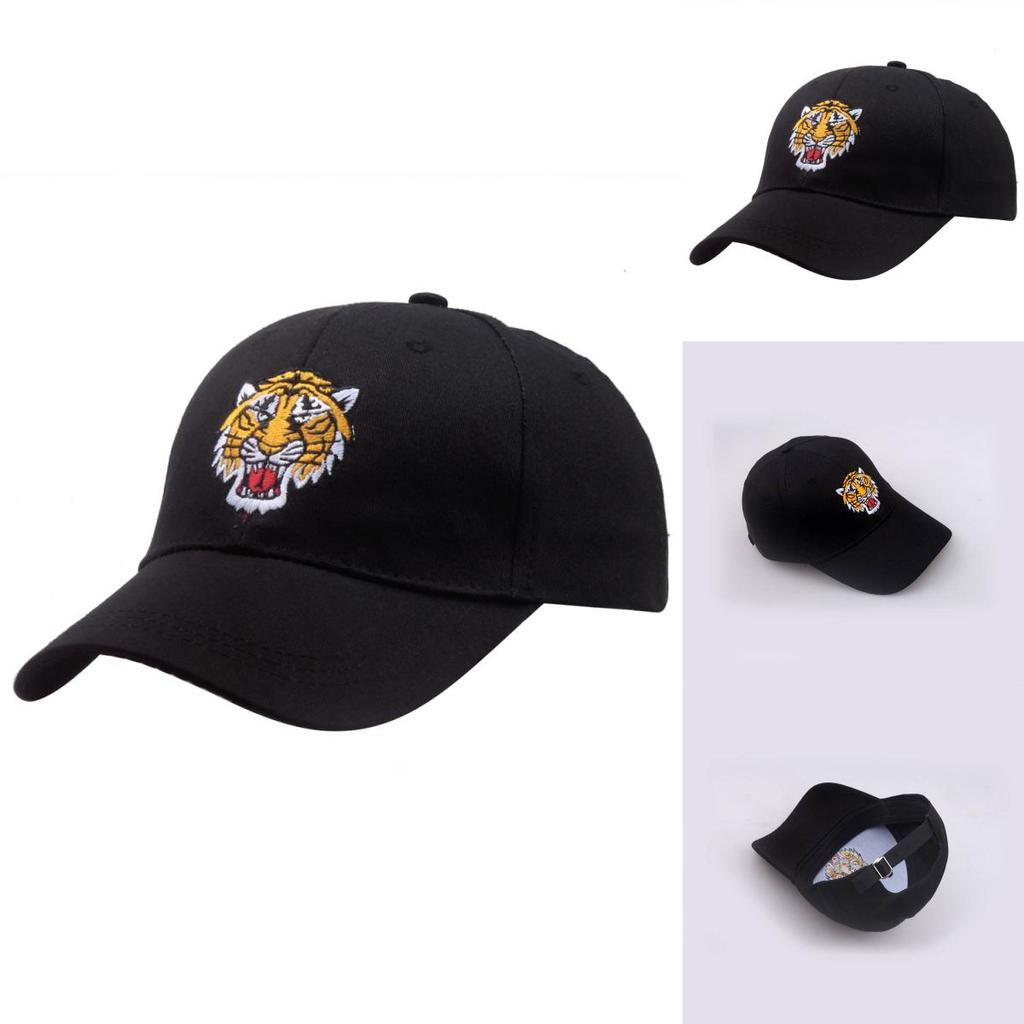Casual Tiger Embroidered Baseball Hat For Skaters And Trendy Adults Sun Protection
