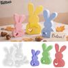 1PCS Silicone Mold 3D Easter Rabbit Bunny Silicone Mold, Moulds Easter DIY Rabbit, Easter Casting Moulds, Spring Silicone Mould