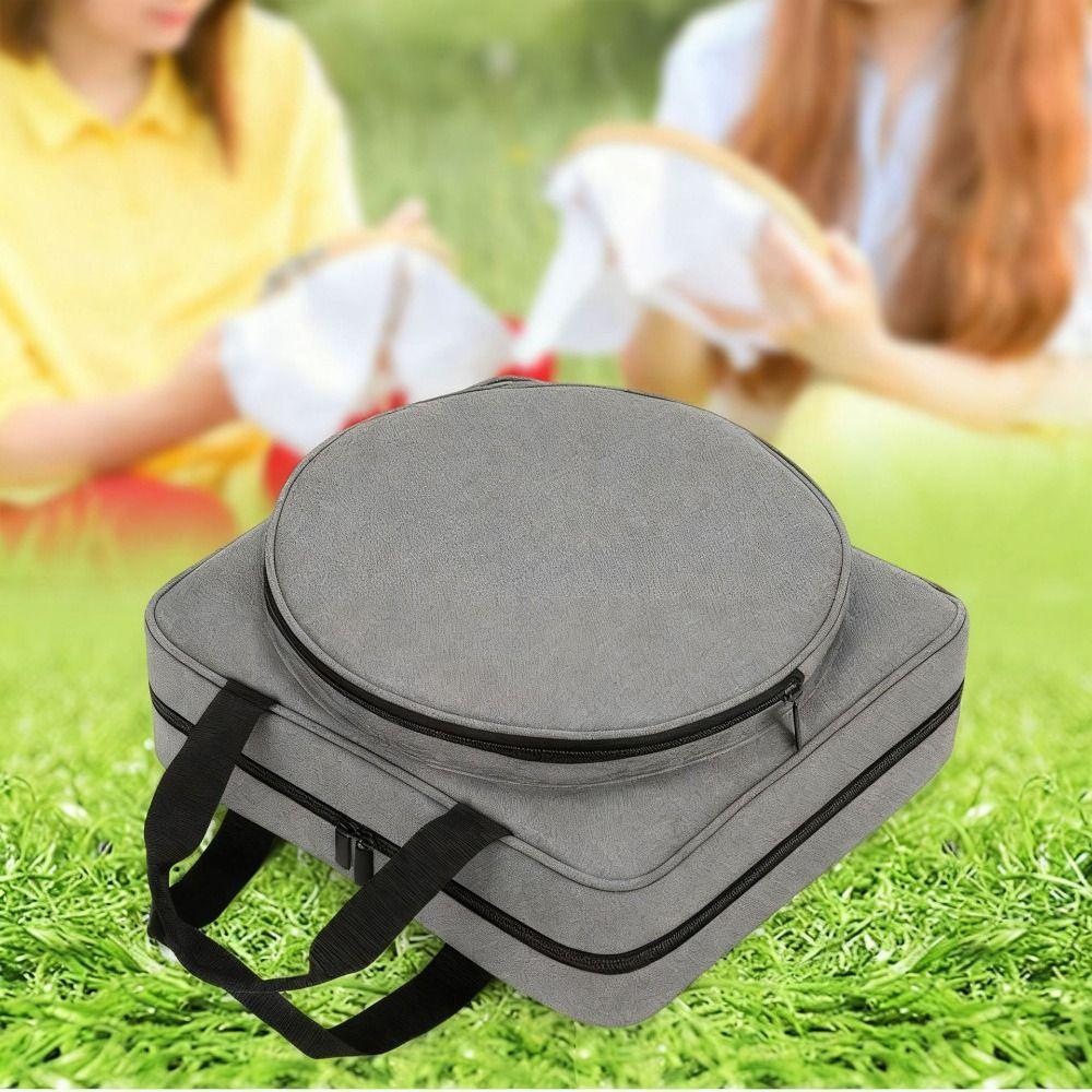 Padded Interior Cross Stitch Thread Storage Embroidery Project Bag  Needlework Tools Storage