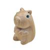 Peach Wood Zodiac Rat Carving Ornament - Auspicious Capybara Figurine Craftwork